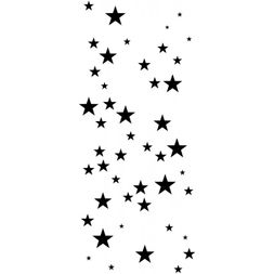 Šablona TCW 4"x9" (10x23 cm) - Star Sparkle