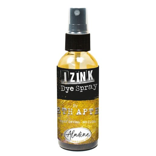 Akvarelový inkoust Aladine Izink Dye Spray, 80 ml - or, zlatý