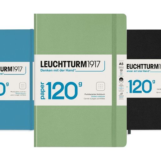 Zápisník Leuchtturm, A5, 120 g/m2, tečkovaný (203 listů)