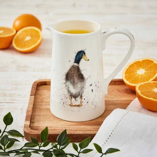 Porcelánový džbán Wrendale Designs "Guard Duck", 0,6 l - Kachna