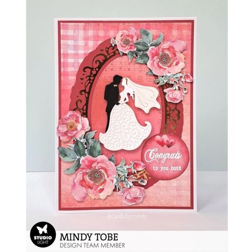 Scrapbookový blok Studio Light "Sending You Love", 30,5x30,5 cm, 12 l.