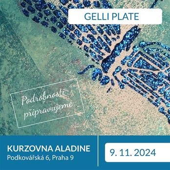 Ledové efekty na Gelli plate