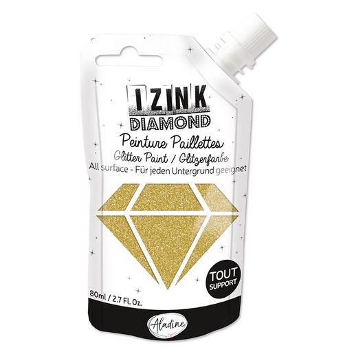 Diamantová barva Aladine Izink Diamond, 80 ml - doré, zlatá