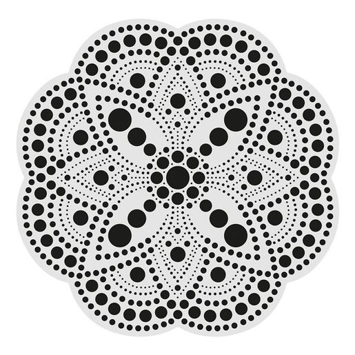 Sada na tečkování Aladine, 20 cm - Mandala 4