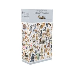 Puzzle Wrendale Designs "A Dog's Life", 1000 dílků - Pejsci