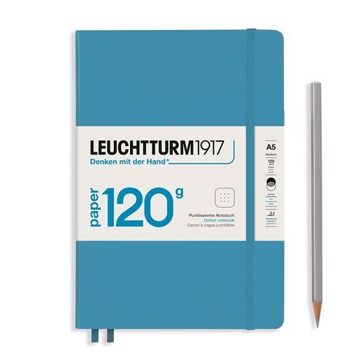 Zápisník Leuchtturm, A5, 120 g/m2, tečkovaný (203 listů)